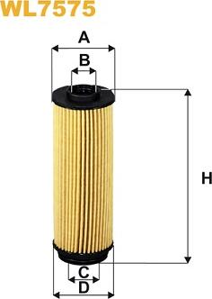 WIX Filters WL7575 - Масляный фильтр abcparts.ee