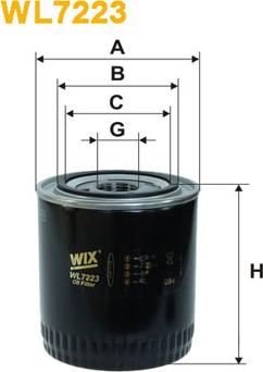 WIX Filters WL7223 - Масляный фильтр abcparts.ee