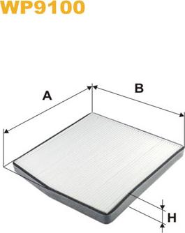 WIX Filters WP9100 - Фильтр воздуха в салоне abcparts.ee