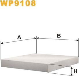 WIX Filters WP9108 - Фильтр воздуха в салоне abcparts.ee
