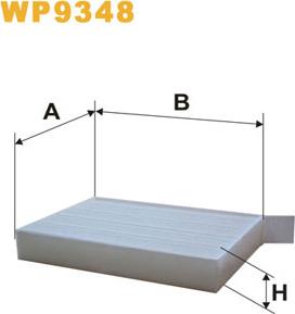 WIX Filters WP9348 - Фильтр воздуха в салоне abcparts.ee