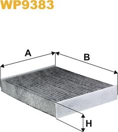 WIX Filters WP9383 - Фильтр воздуха в салоне abcparts.ee