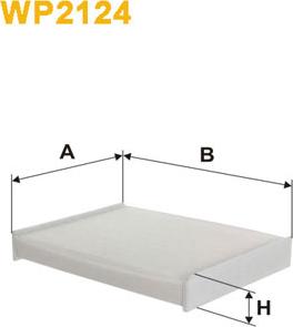WIX Filters WP2124 - Фильтр воздуха в салоне abcparts.ee