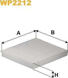 WIX Filters WP2212 - Фильтр воздуха в салоне abcparts.ee