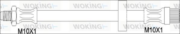 Woking G1924.06 - Тормозной шланг abcparts.ee
