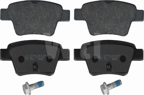 Wti Automotive K851027 - Тормозные колодки, дисковые, комплект abcparts.ee