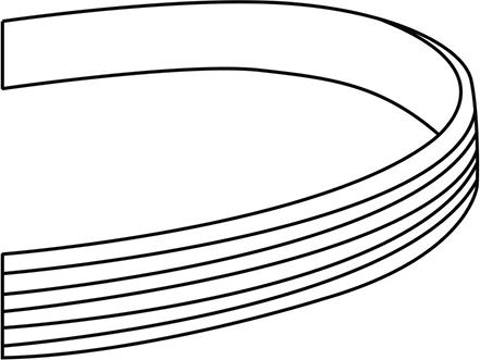 WXQP 110887 - Поликлиновой ремень abcparts.ee