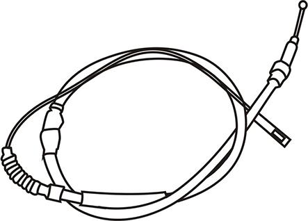 WXQP 340329 - Тросик, cтояночный тормоз abcparts.ee