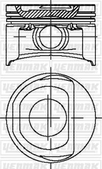 Yenmak 31-04266-000 - Поршень abcparts.ee