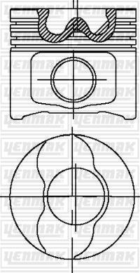 Yenmak 31-04281-000 - Поршень abcparts.ee