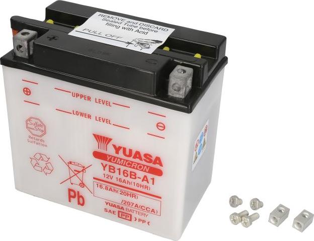 Yuasa YB16B-A1 - Стартерная аккумуляторная батарея, АКБ abcparts.ee