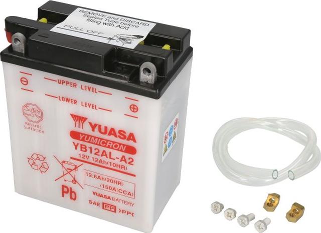 Yuasa YB12AL-A2 - Стартерная аккумуляторная батарея, АКБ abcparts.ee