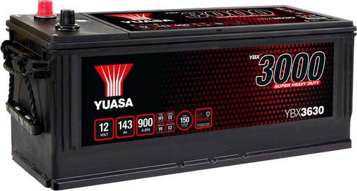 Yuasa YBX3630 - Стартерная аккумуляторная батарея, АКБ abcparts.ee