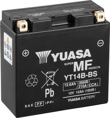 Yuasa YT14B-BS - Стартерная аккумуляторная батарея, АКБ abcparts.ee