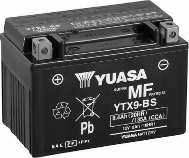 Yuasa YTX9-BS(CP) - Стартерная аккумуляторная батарея, АКБ abcparts.ee