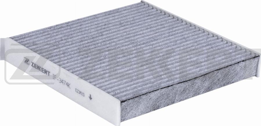 Zekkert IF-3474K - Фильтр воздуха в салоне abcparts.ee