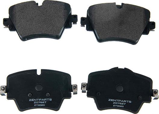 ZENTPARTS Z07627 - Тормозные колодки, дисковые, комплект abcparts.ee