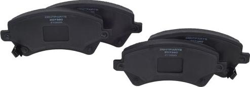 ZENTPARTS Z07320 - Тормозные колодки, дисковые, комплект abcparts.ee