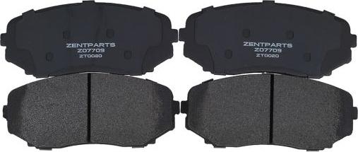 ZENTPARTS Z07709 - Тормозные колодки, дисковые, комплект abcparts.ee