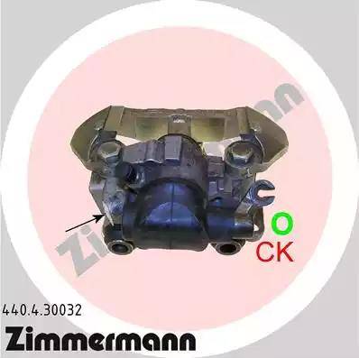 Zimmermann 440.4.30032 - Тормозной суппорт abcparts.ee