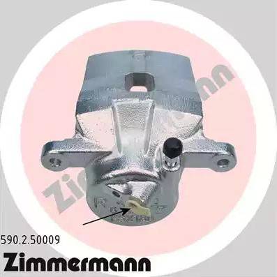 Zimmermann 590.2.50009 - Тормозной суппорт abcparts.ee