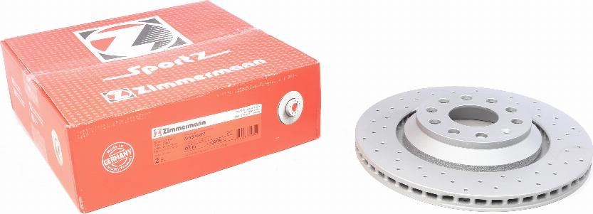 Zimmermann 100.3309.52 - Тормозной диск abcparts.ee