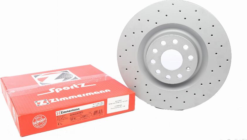 Zimmermann 100.3301.52 - Тормозной диск abcparts.ee