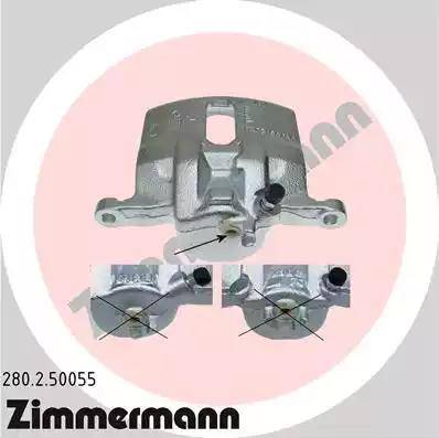 Zimmermann 280.2.50055 - Тормозной суппорт abcparts.ee
