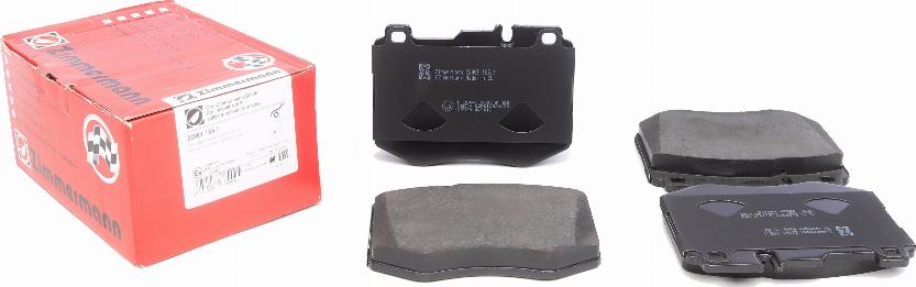 Zimmermann 22061.185.1 - Тормозные колодки, дисковые, комплект abcparts.ee