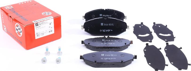 Zimmermann 22076.190.1 - Тормозные колодки, дисковые, комплект abcparts.ee