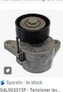 ZPY 04L903315F - Натяжитель, поликлиновый ремень abcparts.ee