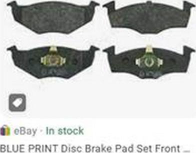 ZPY 1H0698151A - Тормозные колодки, дисковые, комплект abcparts.ee