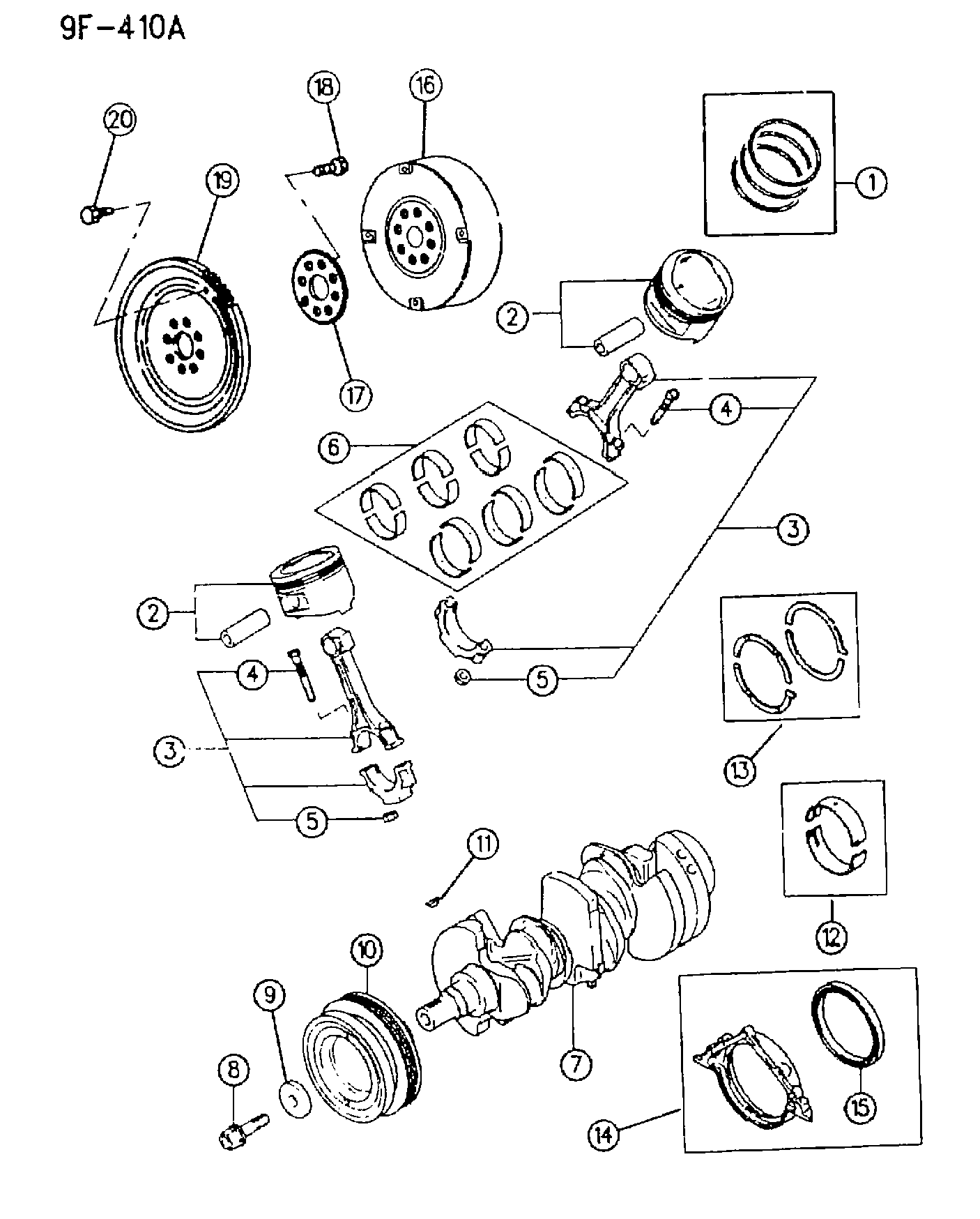 Mitsubishi MD18 6094 - SEAL, CRANKSHAFT REAR OIL abcparts.ee