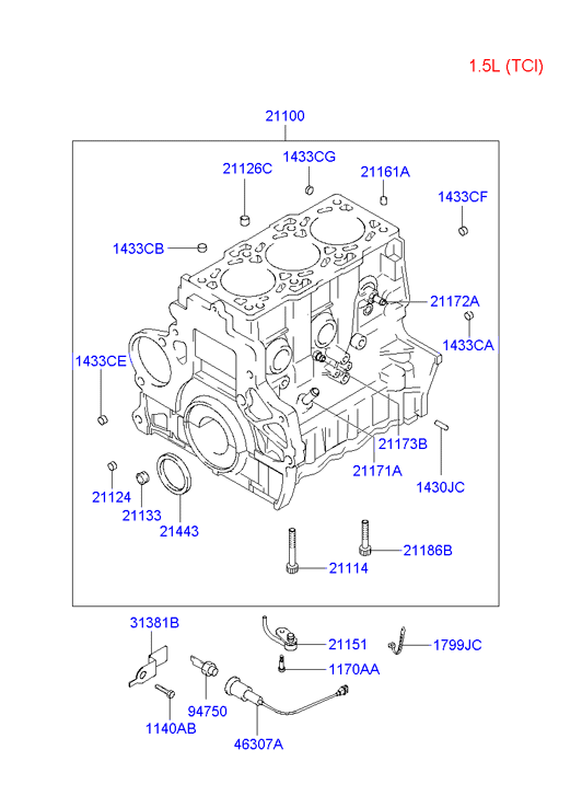 HAWTAI 2144335510 - Seal - oil rear abcparts.ee
