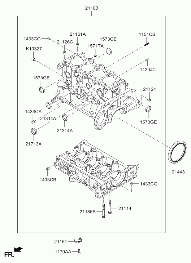 HAWTAI 214432A100 - Seal - oil rear abcparts.ee